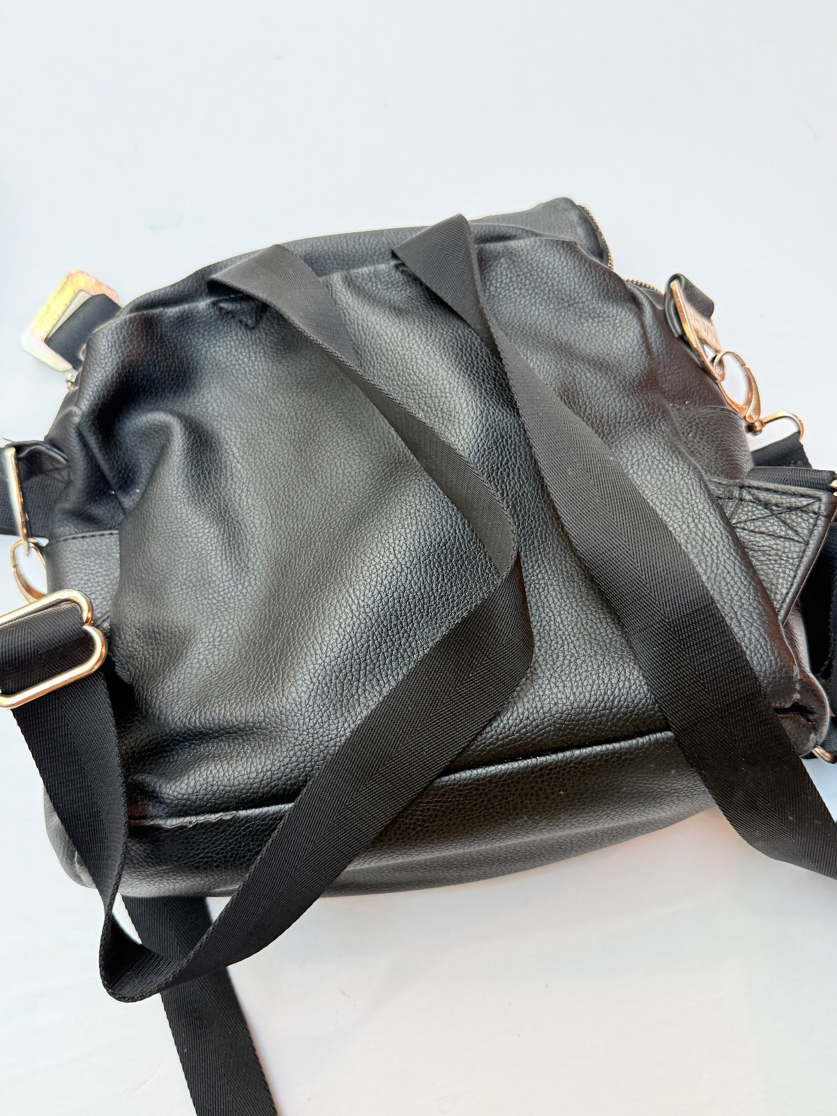 Mini - Fawn Design Black Diaper Bag Backpack