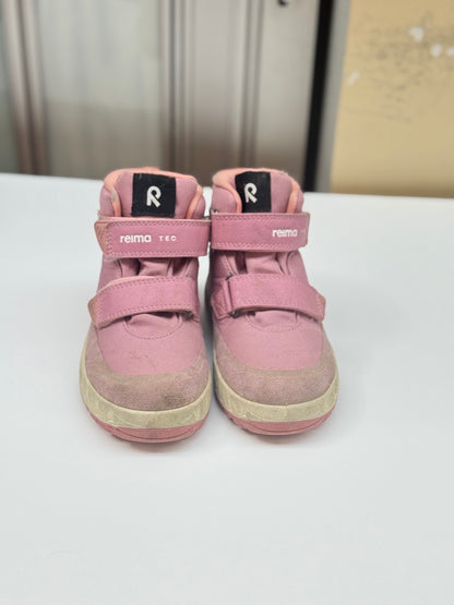 Reima TEC Pink Hi-Top Boot Size 13