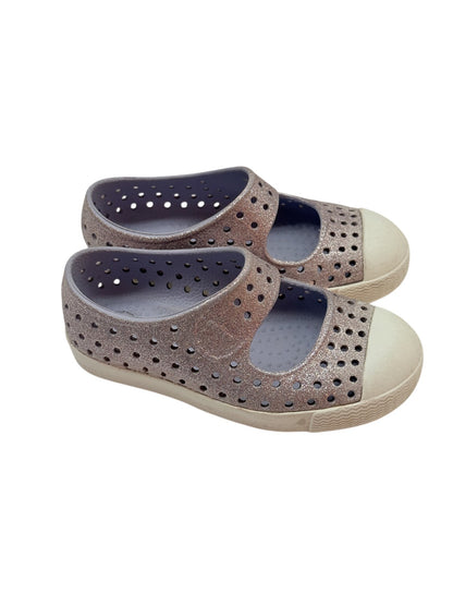 Native Jefferson Glitter Shoes Toddler Size 8