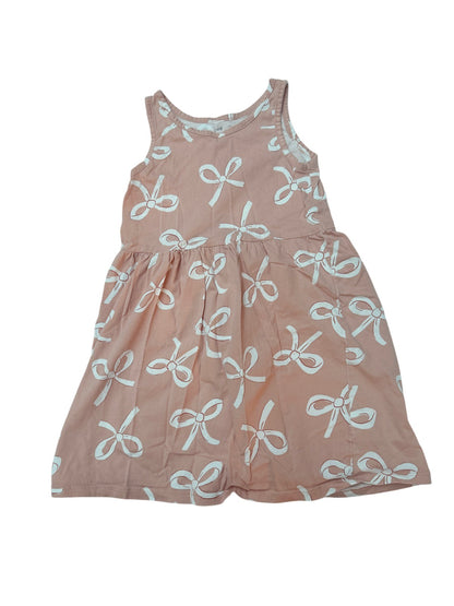 H&M Bow Print Sleeveless Dress Size 6-8Y