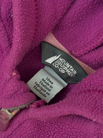 MEC Polartec Fleece Hoodie Jacket 12m