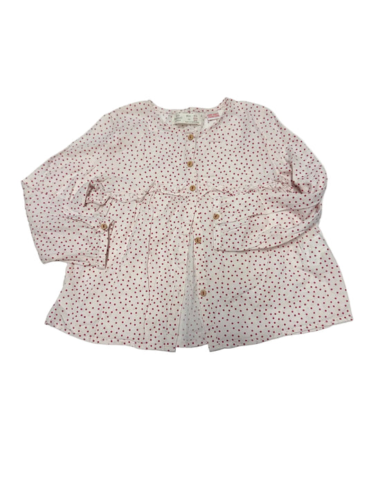 Blouse H&M Polka Dot Pink Size 3-4