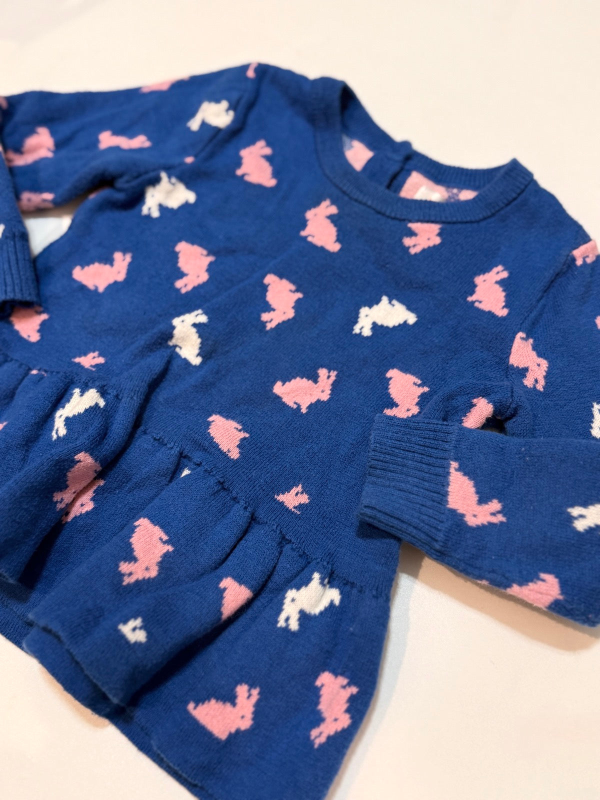 Joe Fresh Bunny Knit Sweater Dress 12-18m