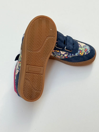 Mini Boden Floral Sneakers Size 32