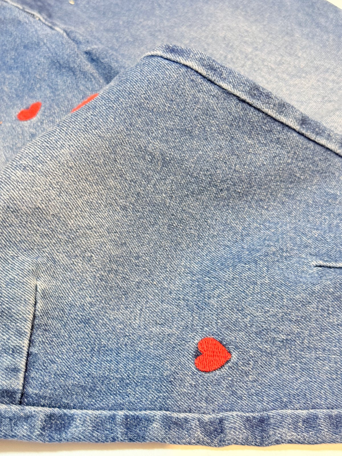 F&F Barrel Heart Embroidered Jeans 4-5Y