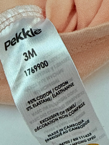 Pekkle Fruit Print Flutter Sleeve Tee 3M