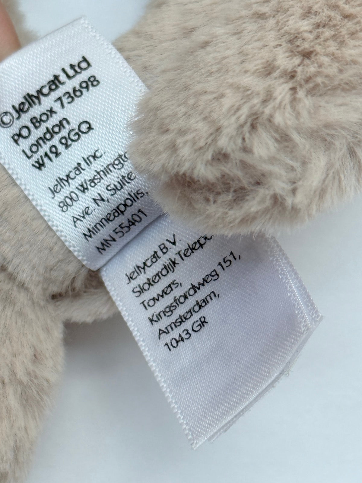 Jellycat Bashful Beige Bunny Ring Rattle