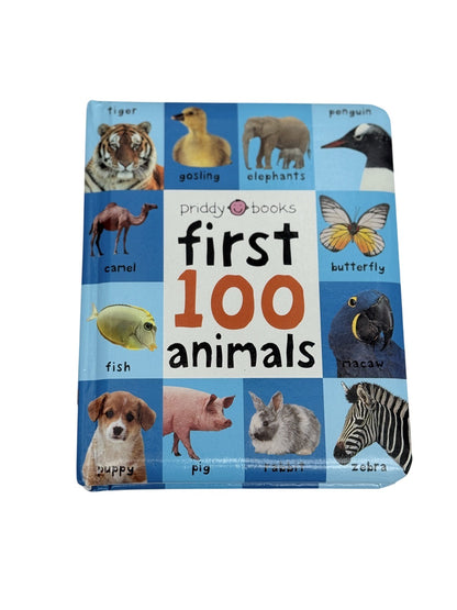 First 100 Animals Priddy Books Board Book