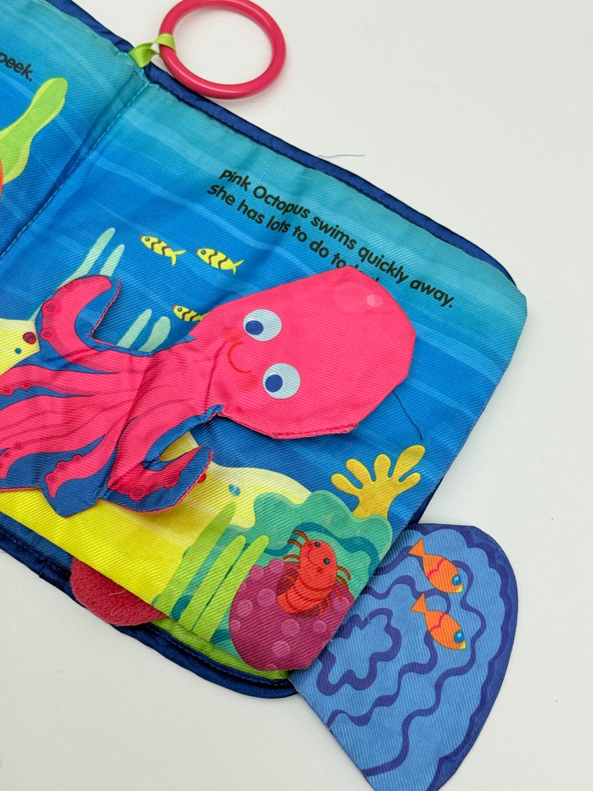 Ocean Colors Soft Cloth Baby Book