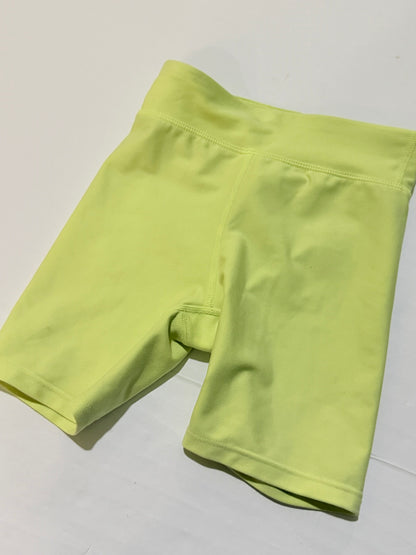Gap Kids Neon Yellow Bike Shorts Size 6-7