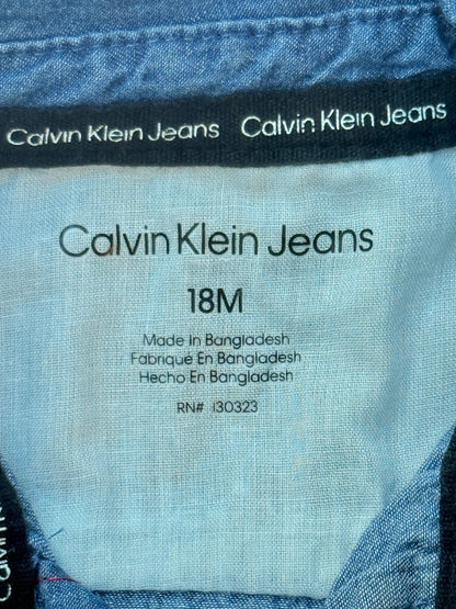 Calvin Klein Jeans Denim Button-Up Shirt 18M