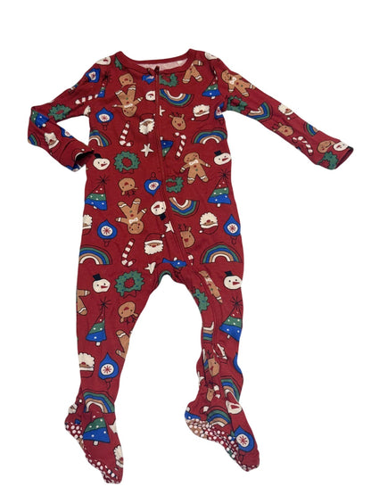Joe Fresh Christmas Footed Sleeper 6-12m