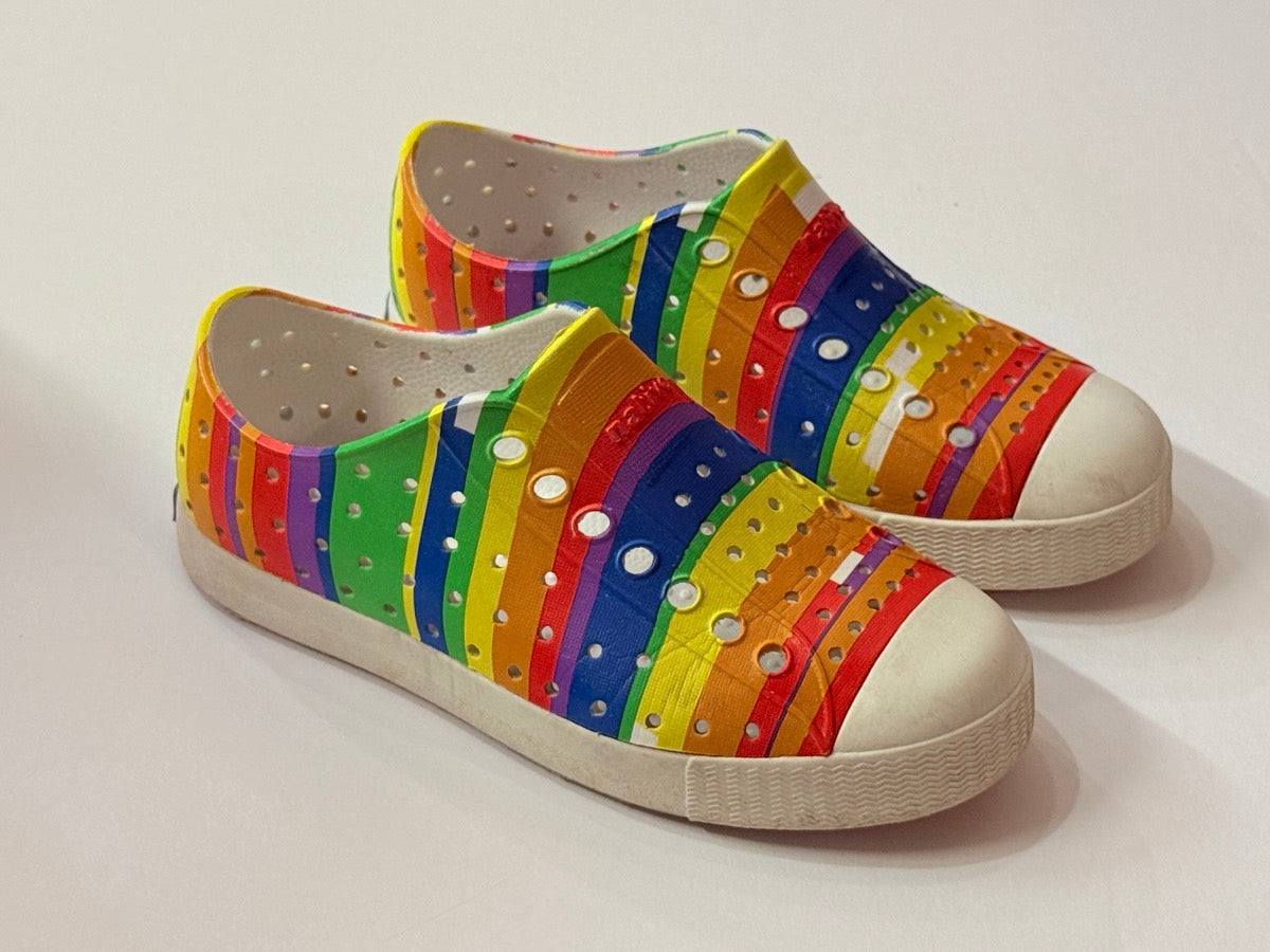 Native Jefferson Rainbow Slip-On Size C11