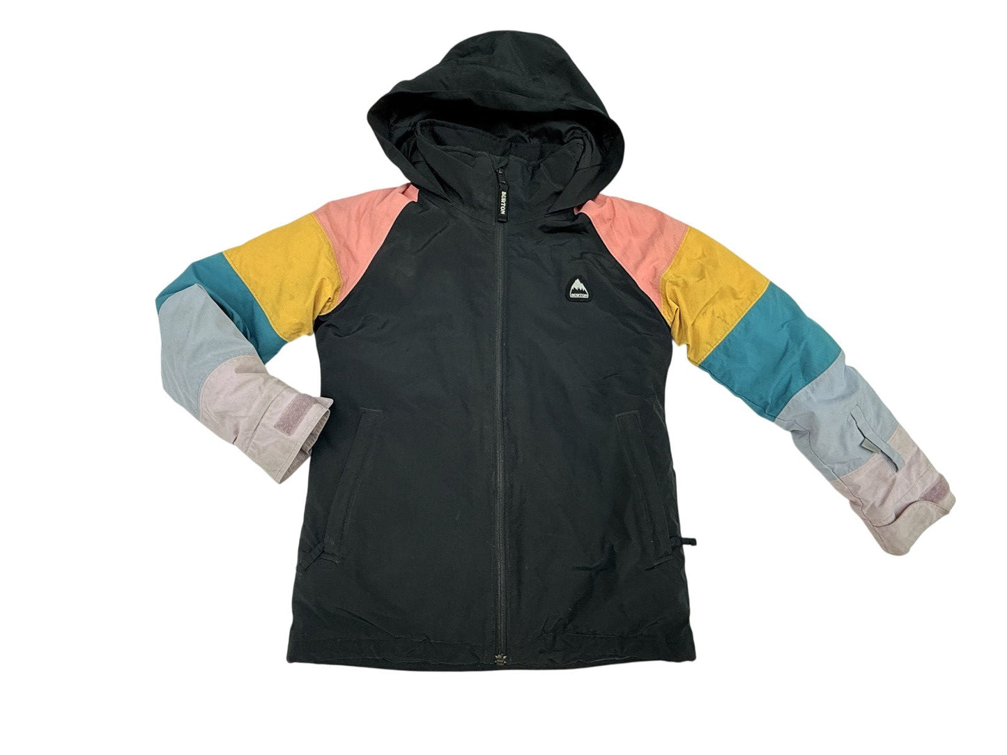 Burton Rainbow Colorblock Snow Jacket Size 8Y