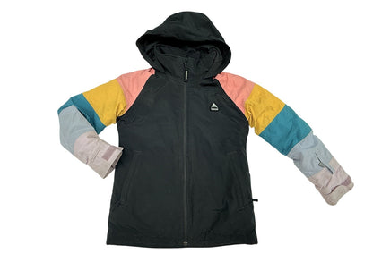 Burton Rainbow Colorblock Snow Jacket Size 8Y