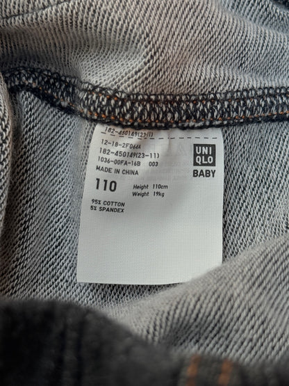 Uniqlo Baby Black Denim Leggings Size 110