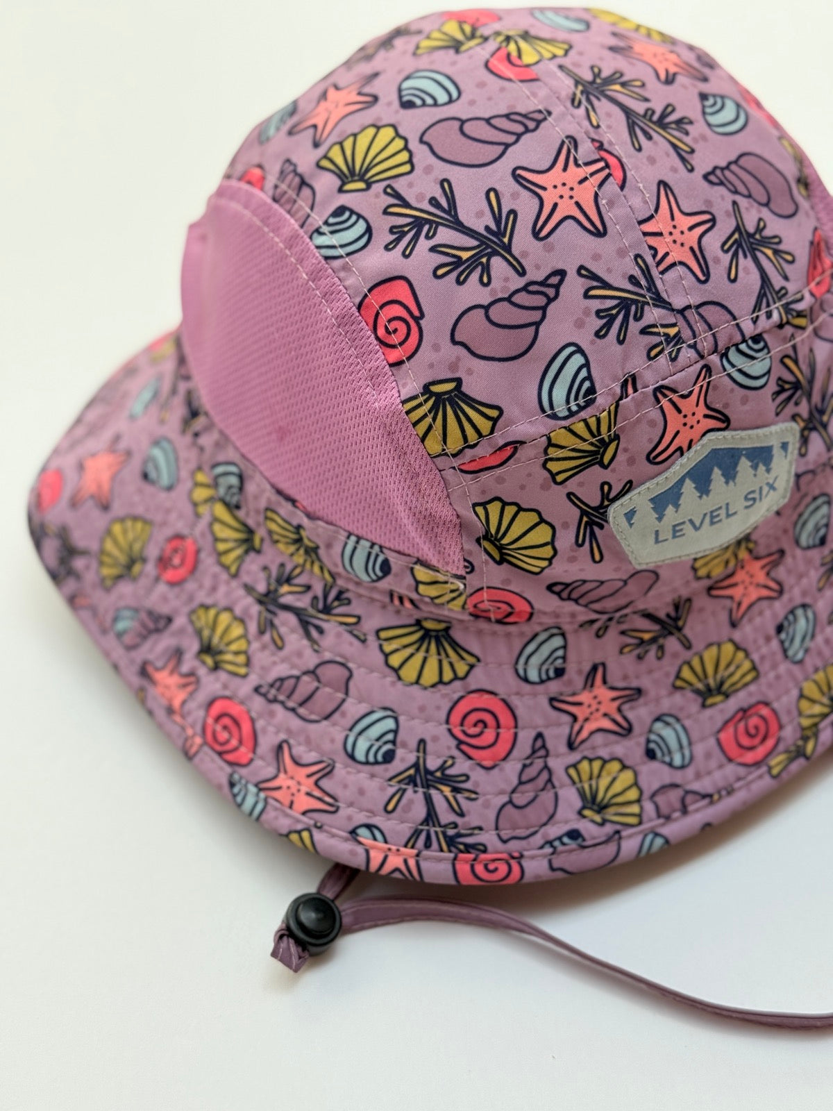 Level Six Seashell Print Sun Hat Large