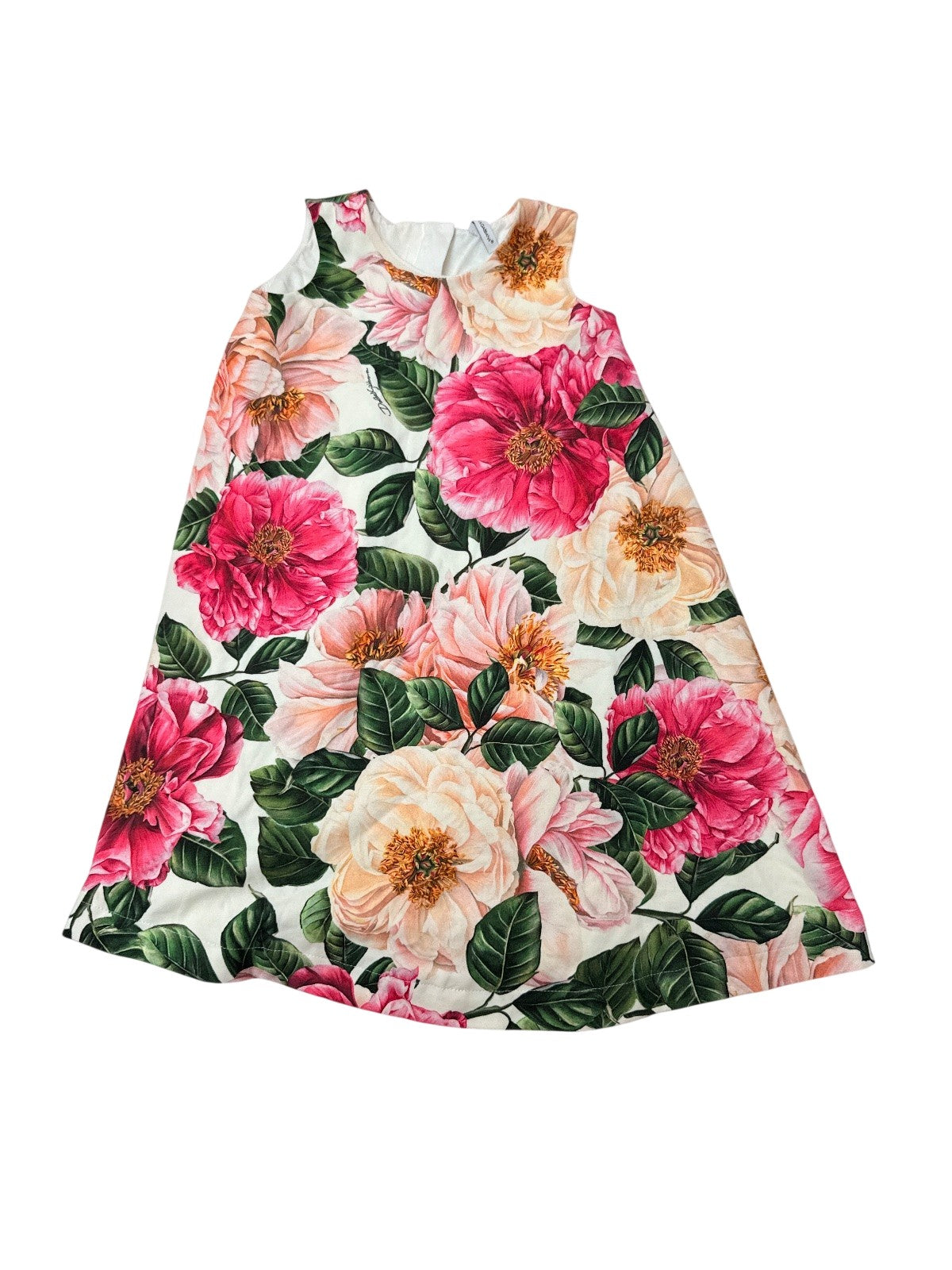 Dolce & Gabbana Floral Sleeveless Dress Size 4