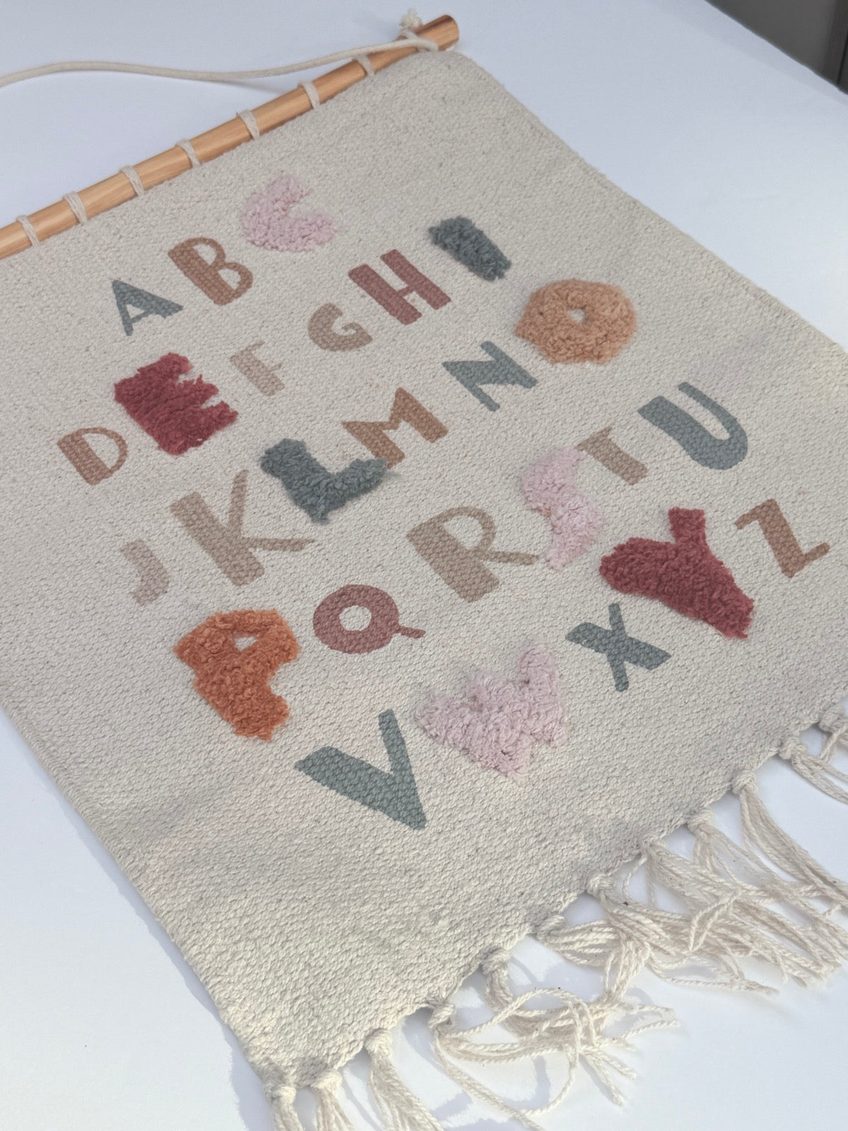 H&M Home Alphabet Woven Wall Hanging Decor