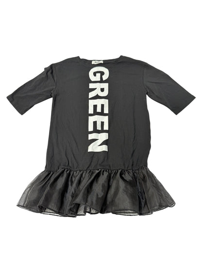 G.cow Green Print Tulle Hem Dress 10-12