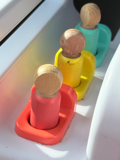 Lovevery Wooden Bus Toy with Figures
