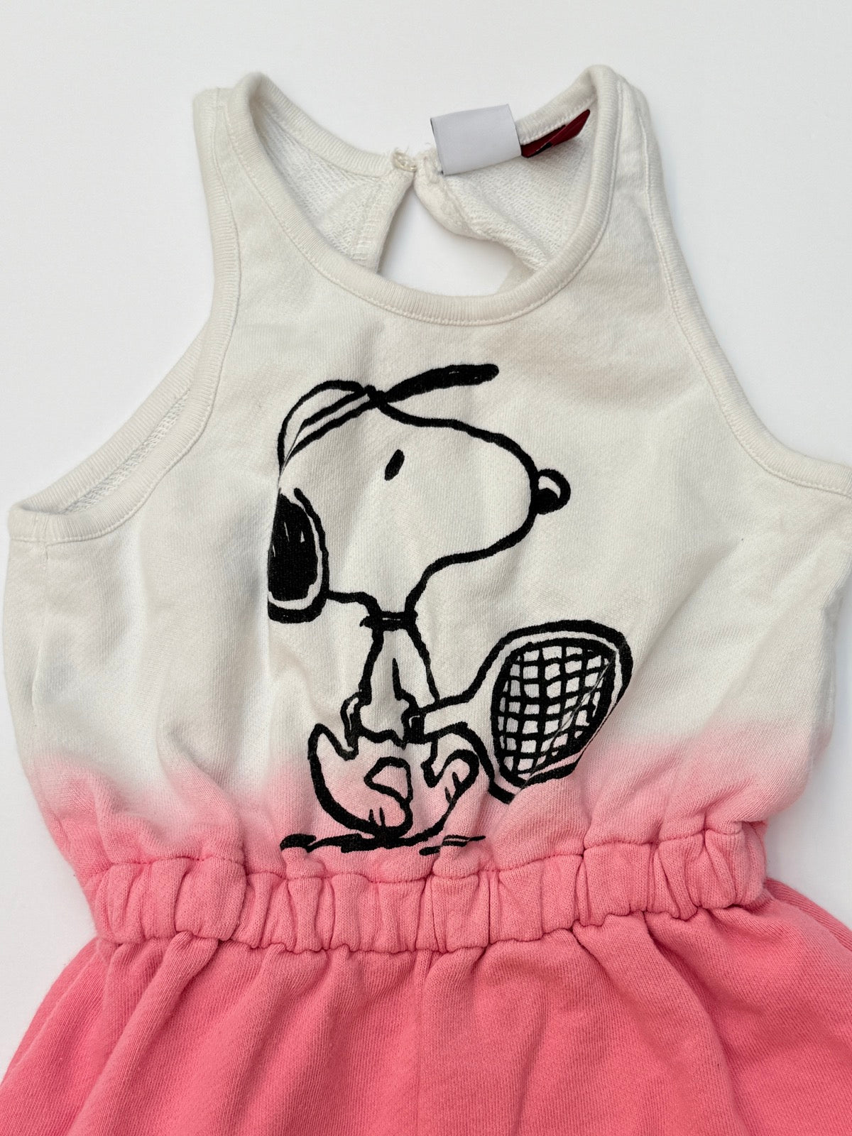 Zara Peanuts Snoopy Ombre Romper Size 7