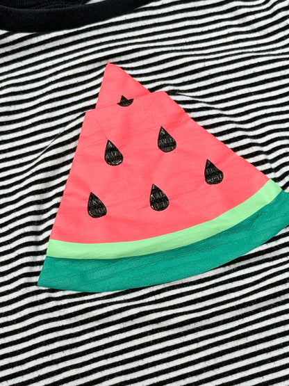 Whistle & Flute Watermelon Striped T-Shirt 2T
