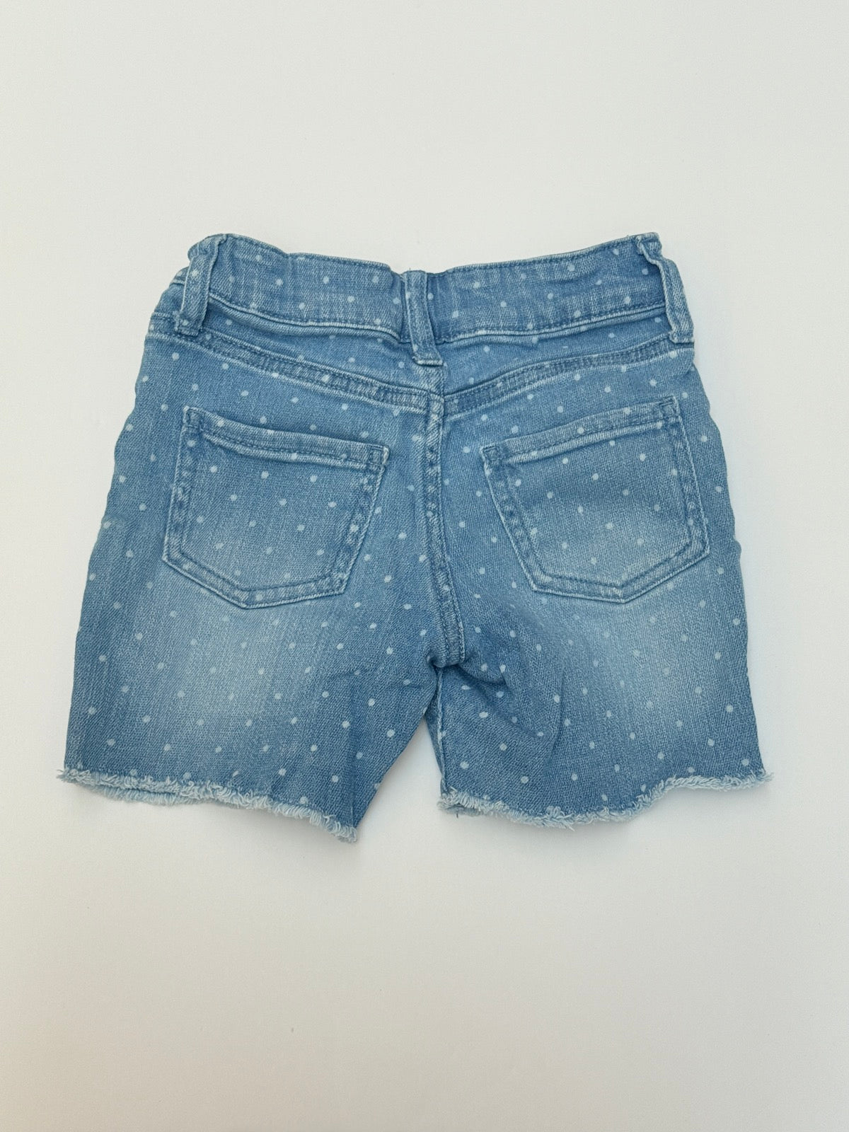 George Polka Dot Denim Shorts Size 6