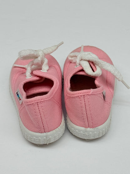 Javer Pink Canvas Sneakers Size 22