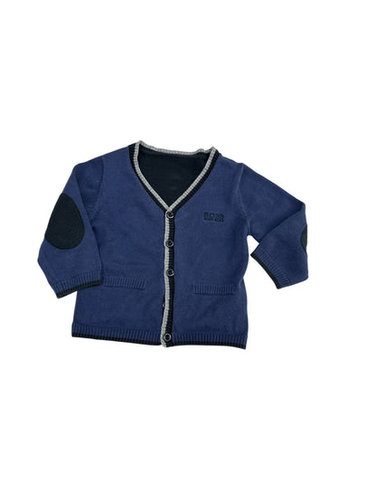 Hugo Boss Blue Cardigan Sweater 18m