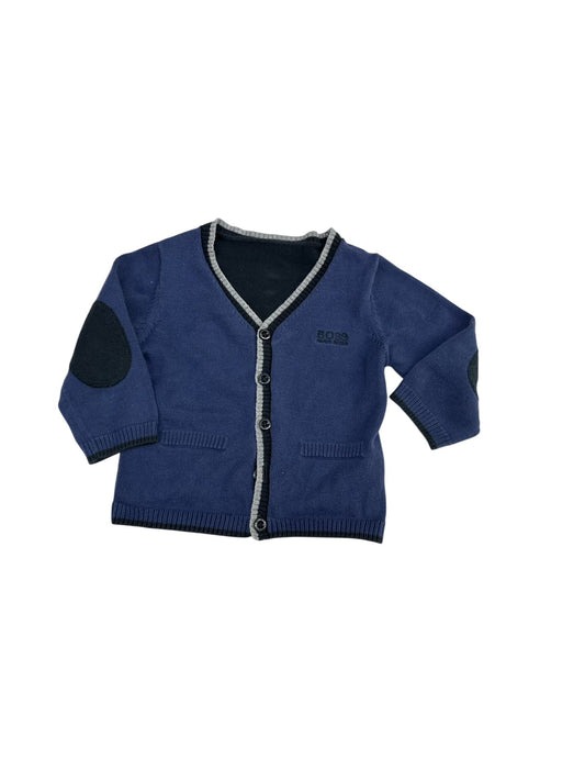 Hugo Boss Blue Cardigan Sweater 18m