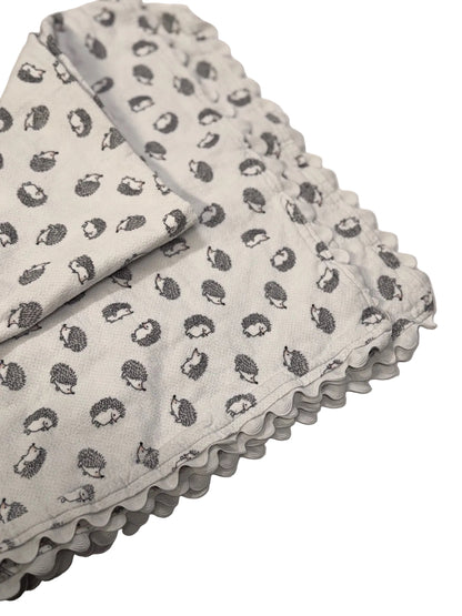 Reversible Handmade Animal Print Baby Blanket