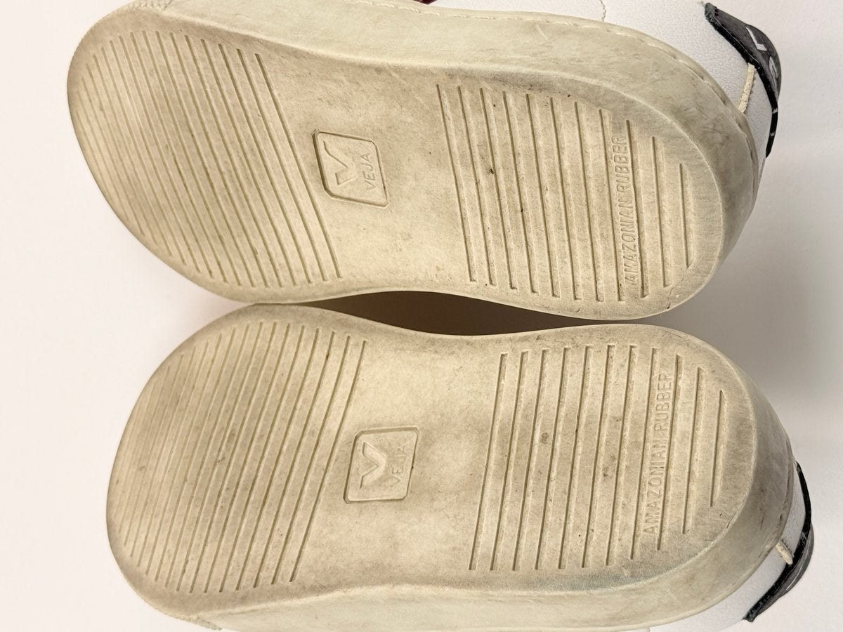 Veja Esplar White Velcro Sneakers Size 11
