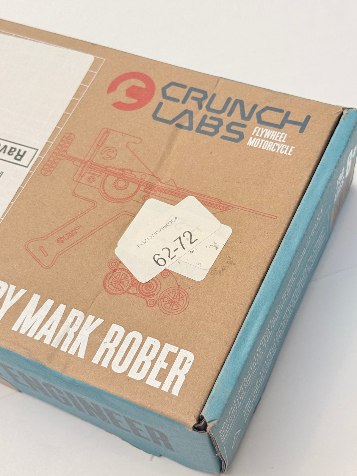 Sealed New- Crunch Labs Flywheel Motorcycle Building Kit 8Y+