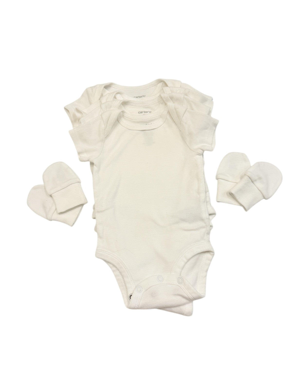 Carter's Bodysuit & Mittens Set 4pc set 3M