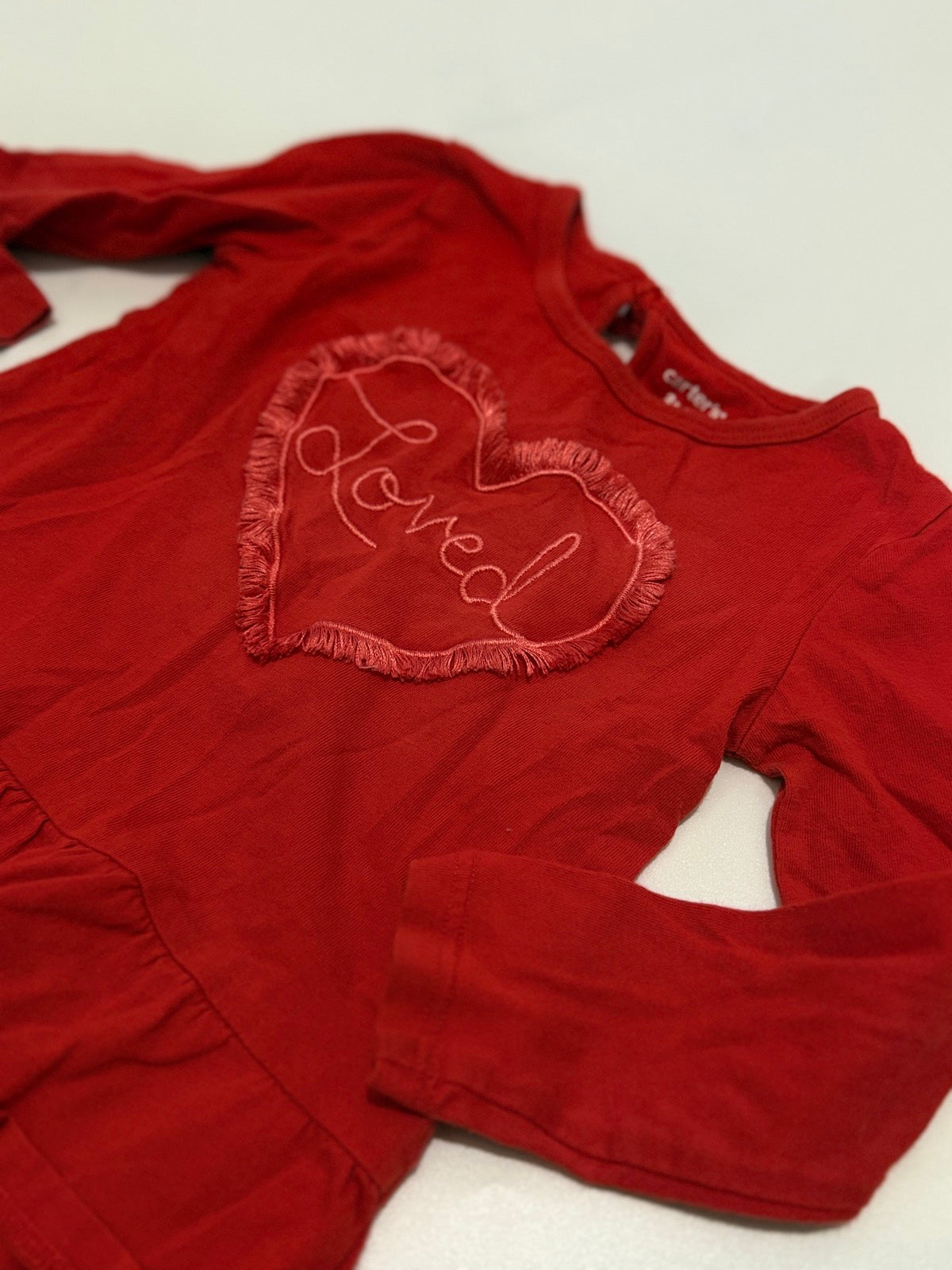 Carter's Red Loved Heart Top 3T