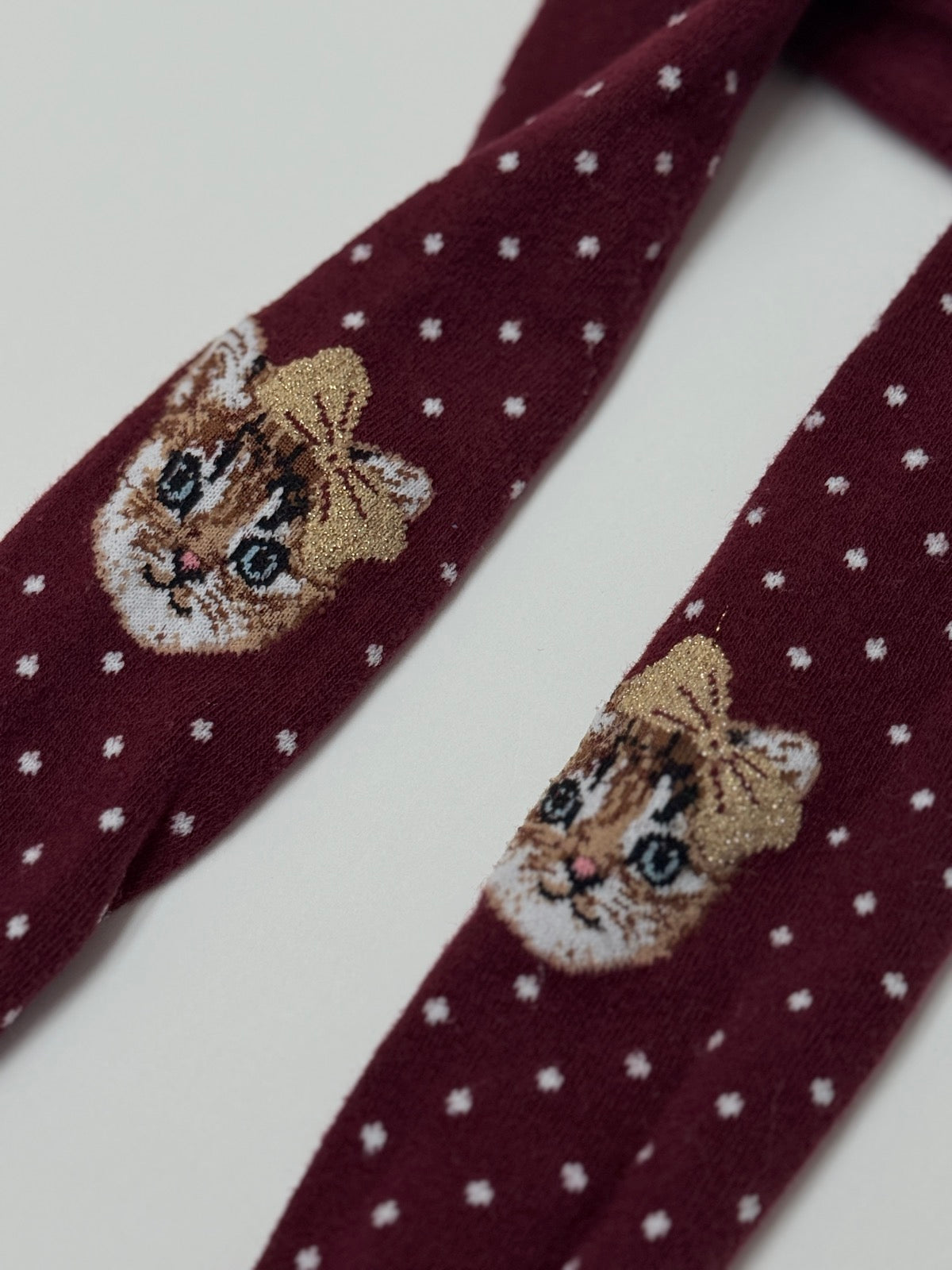 H&M Cat Polka Dot Leggings 3/4T