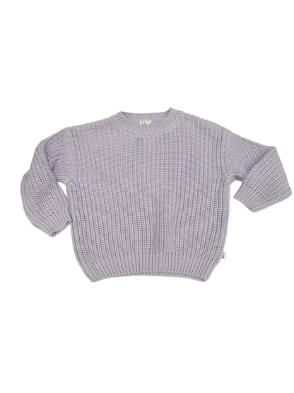 Yuki Lavender Knit Sweater 5-6Y