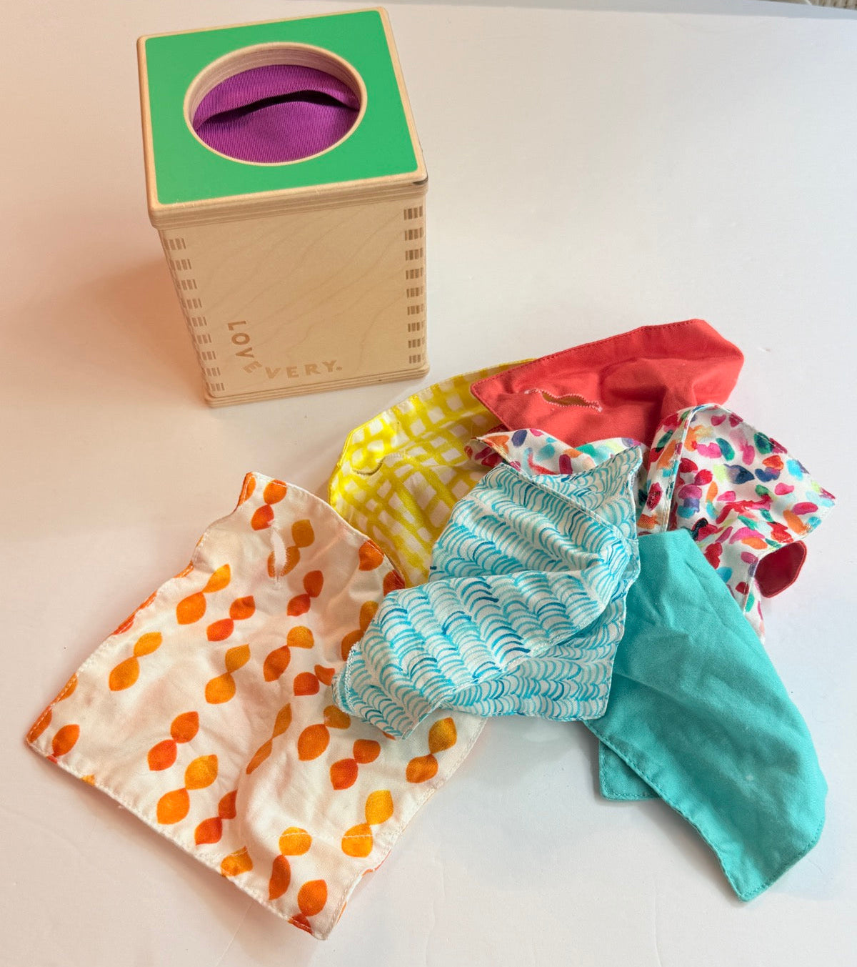 Lovevery Silks Tissue Box Baby Toy