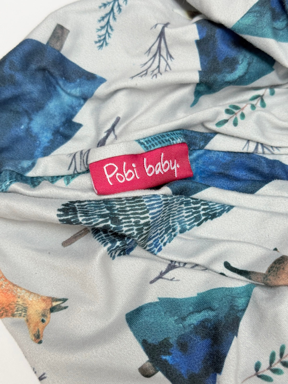 Pobi Baby Fox Forest Crib Sheet and Pillowcase Set