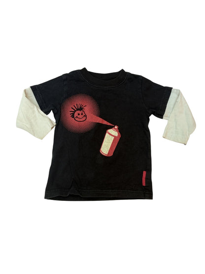 Knuckleheads Spray Can Long sleeve Tee 6-12M