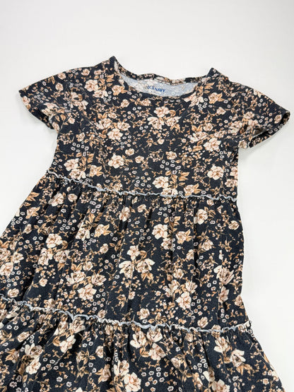 Old Navy Floral Tiered Dress Size S (6-7) 6-7