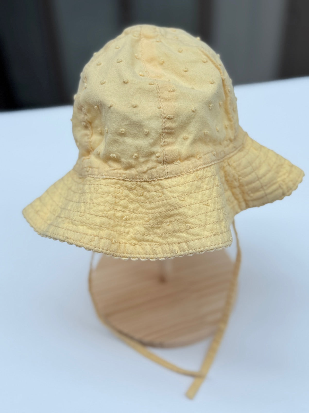 H&M Yellow Bucket Sun Hat 18M-2T