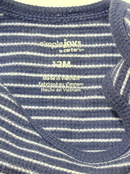 Simple Joys by Carter's Striped Bodysuit 12M