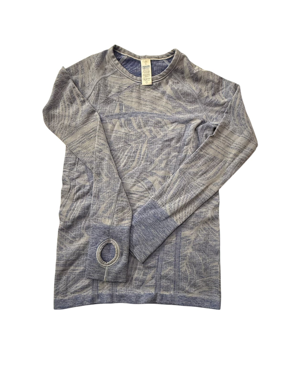 Ivivva by Lululemon Blue Long Sleeve Top Size 8
