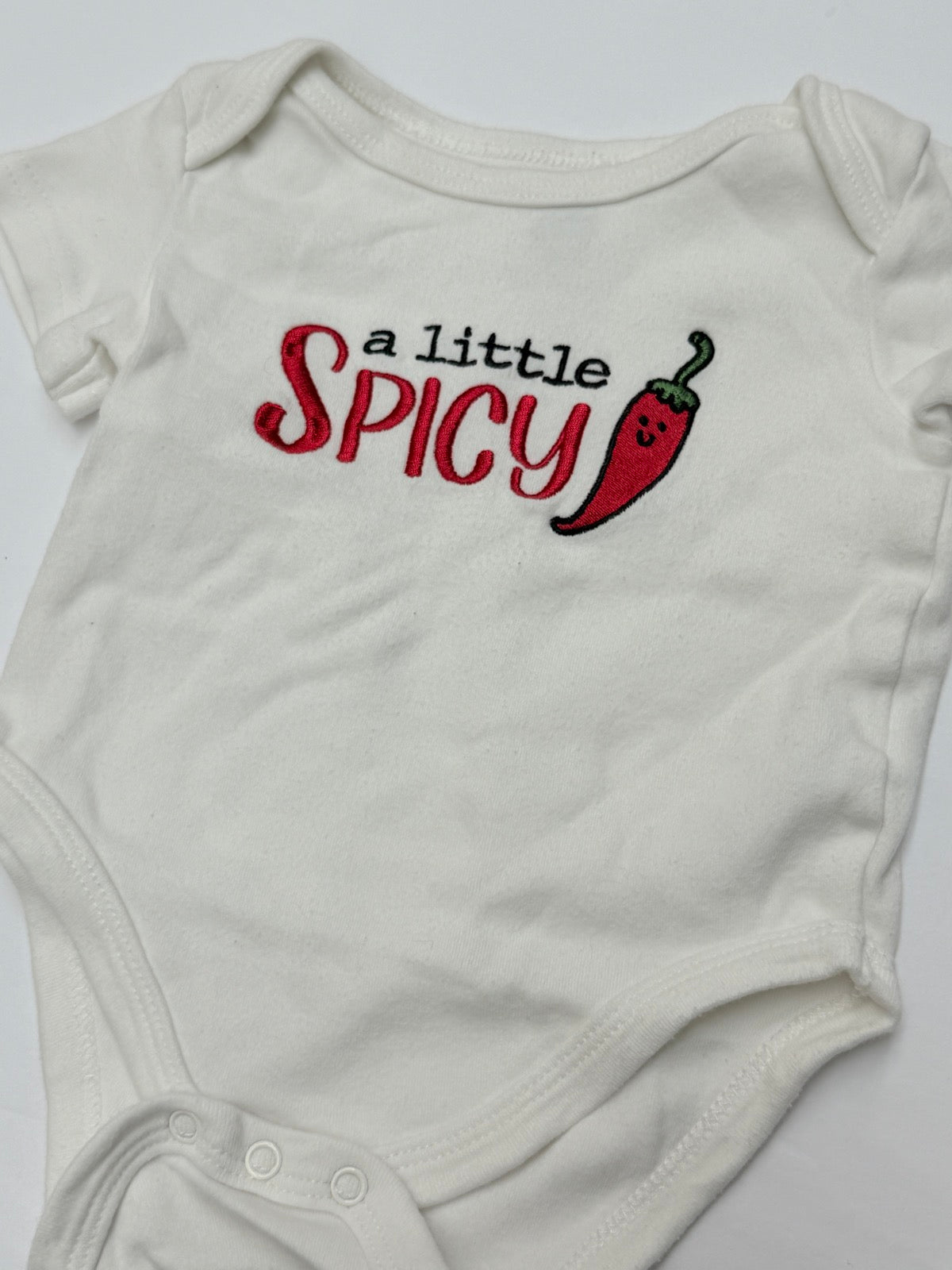 The Littlest A Little Spicy Bodysuit 3-6M