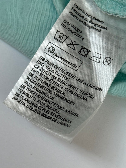 H&M Mint Unicorn Print Dress Size 6X 7