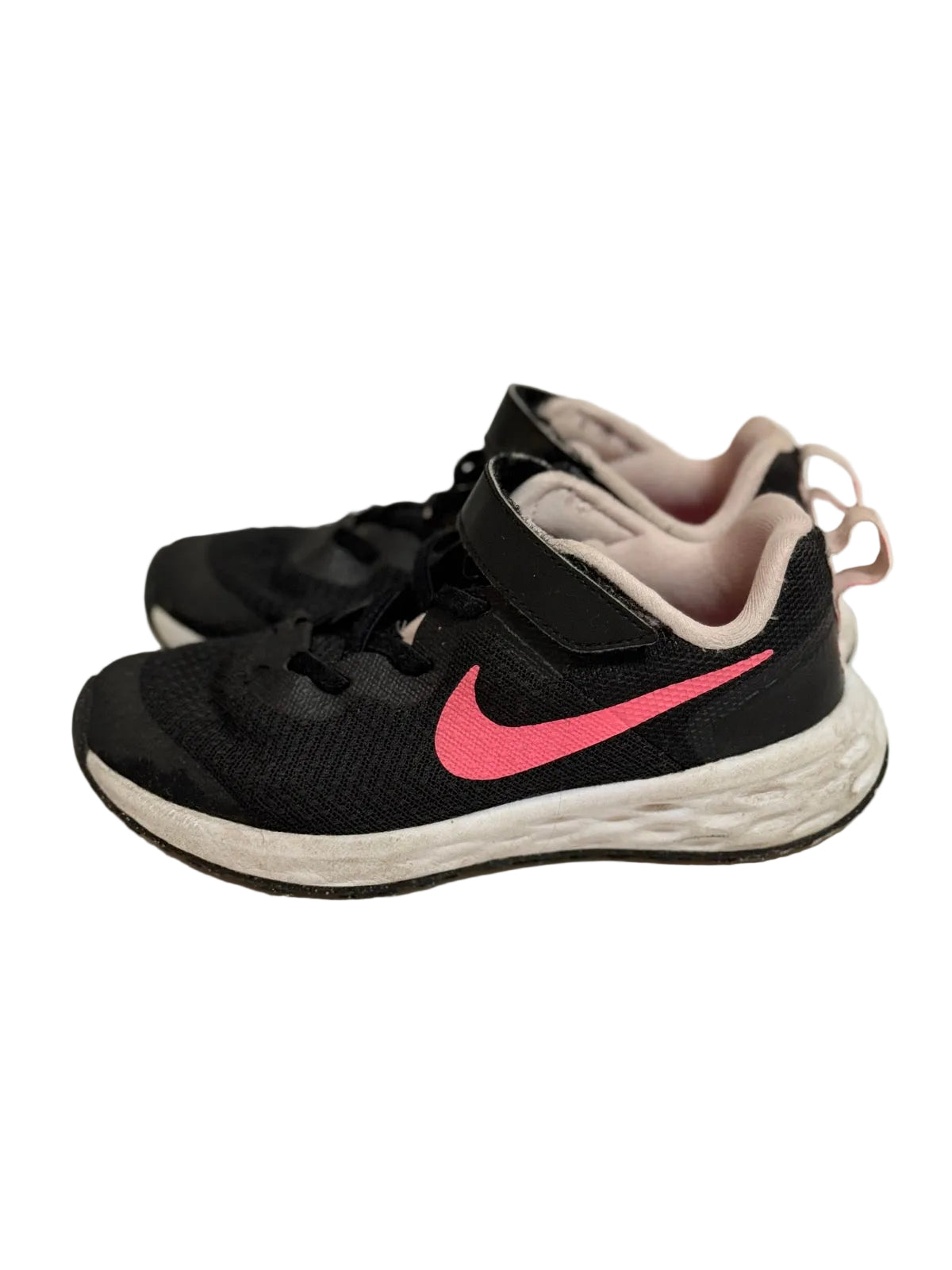 Nike Revolution 6 Black Pink Sneakers Size 13C