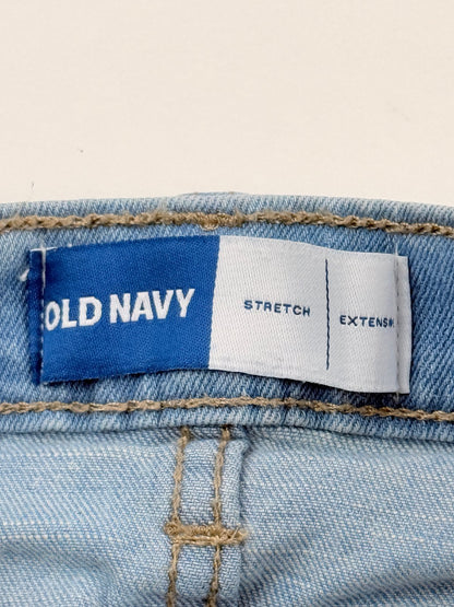 Old Navy Light Wash Distressed Denim Shorts 4T