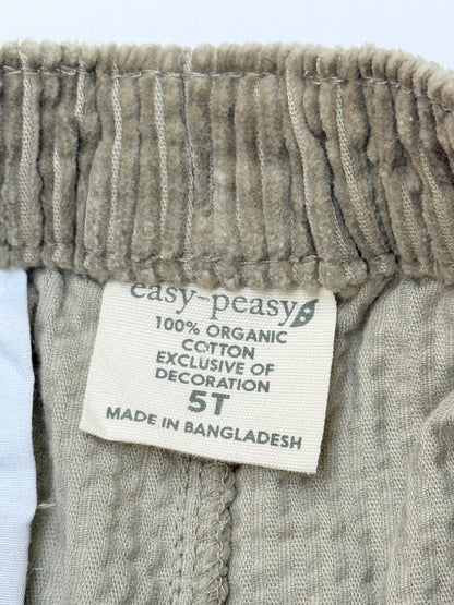 Easy-Peasy Olive Corduroy Pants 5T